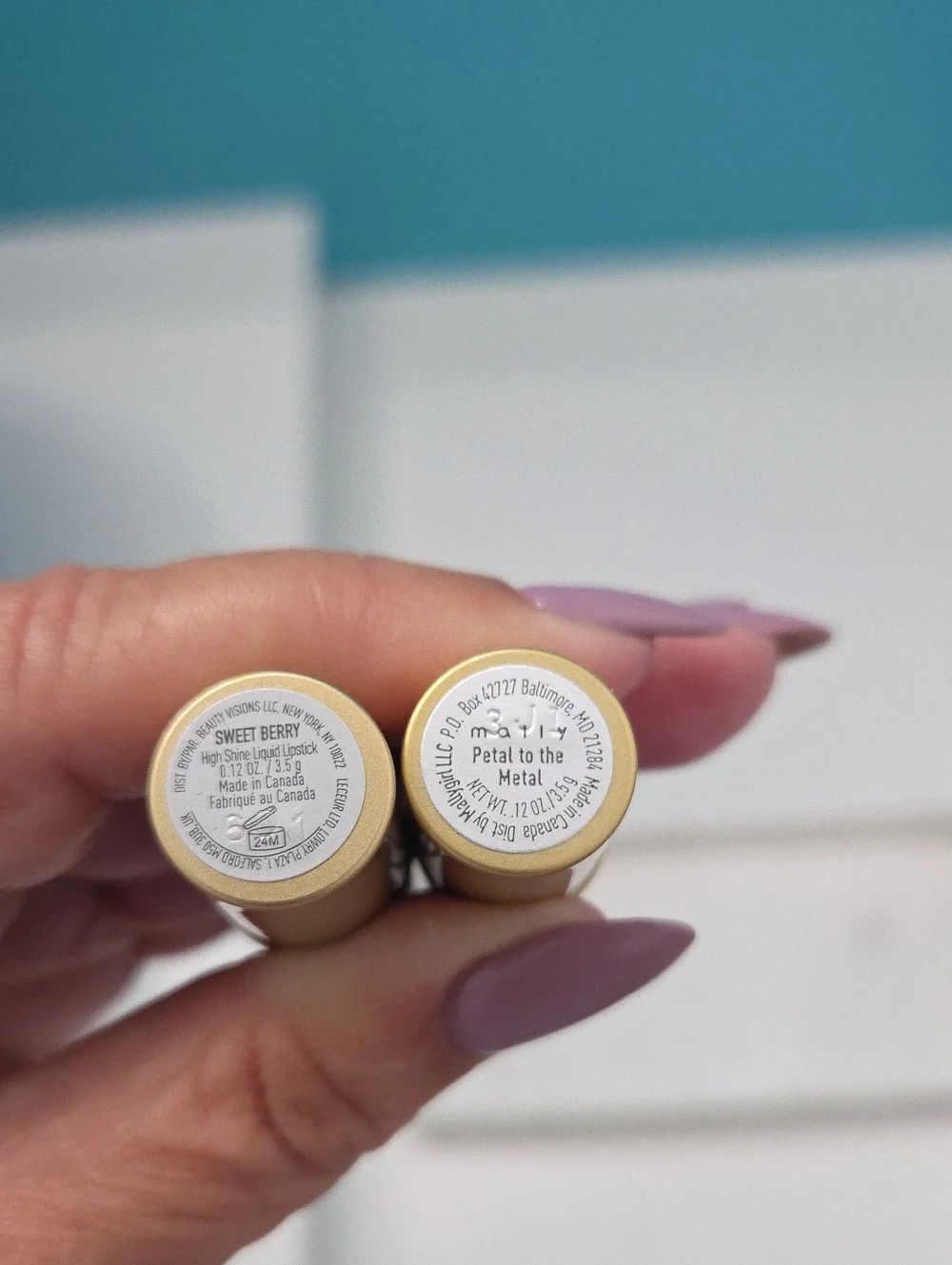 Mally Liquid Lipstick Set - Sweet Berry & Petal To The Metal